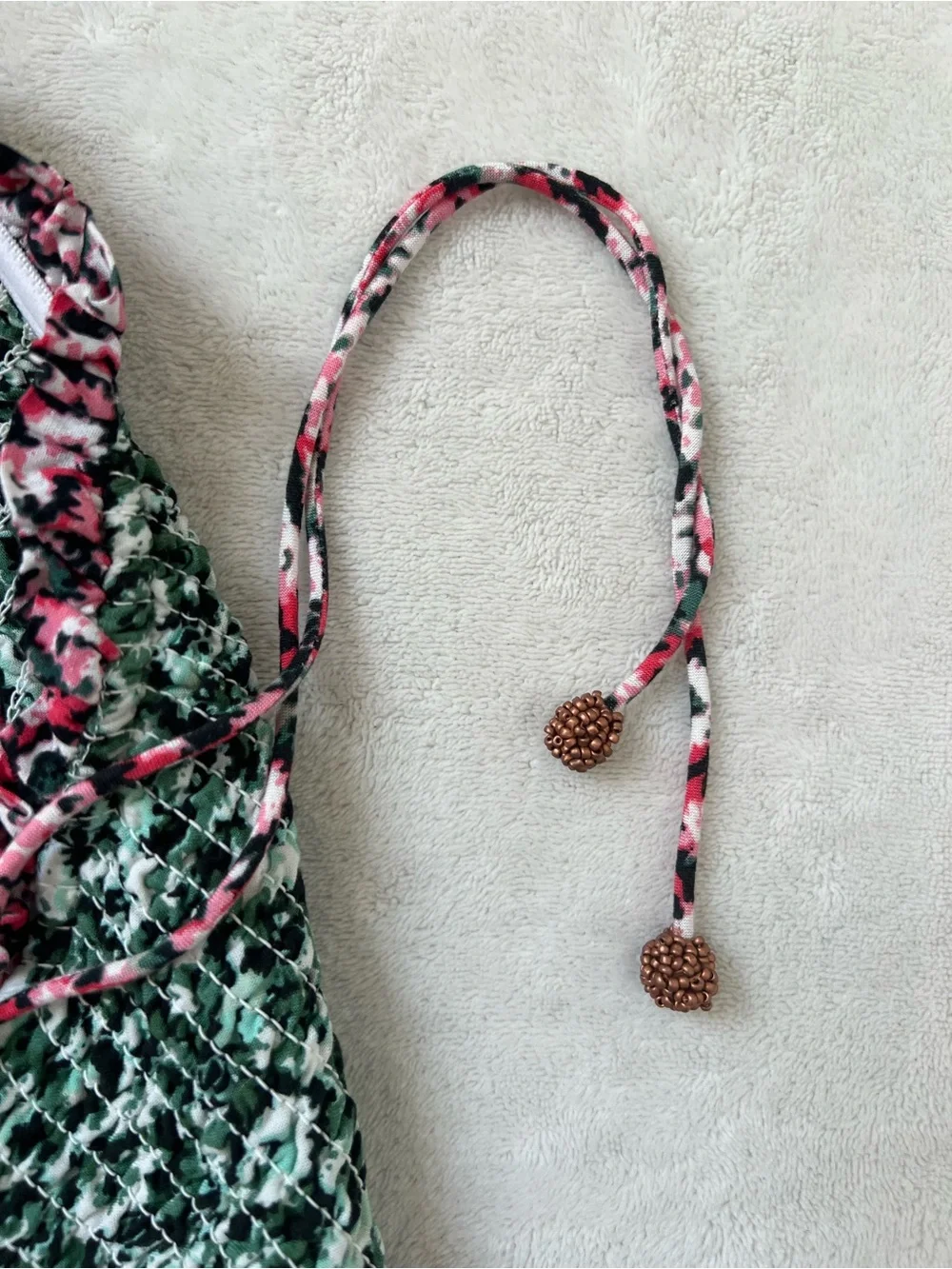 Free People Pink and Green Floral Backless Maxi Dress - Picture 8 of 15